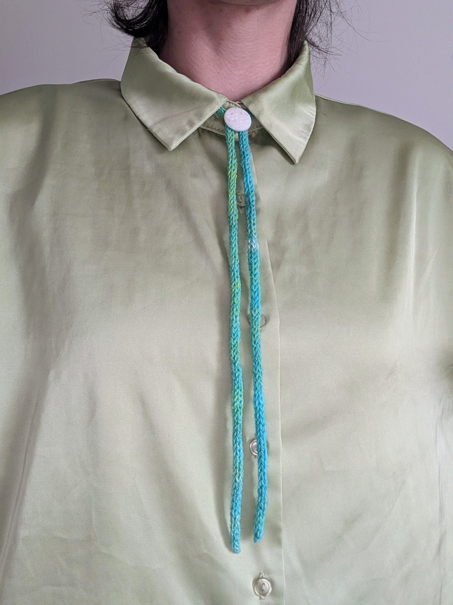 Handspun Yarn Bolo Tie