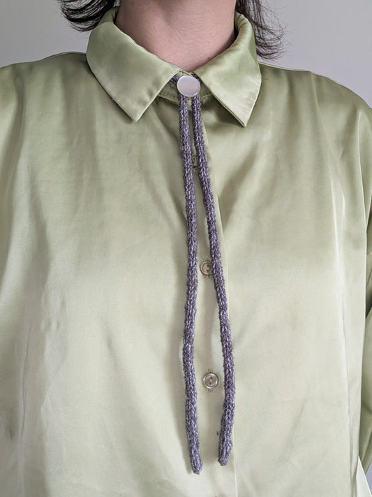 Reclaimed Yarn Bolo Tie