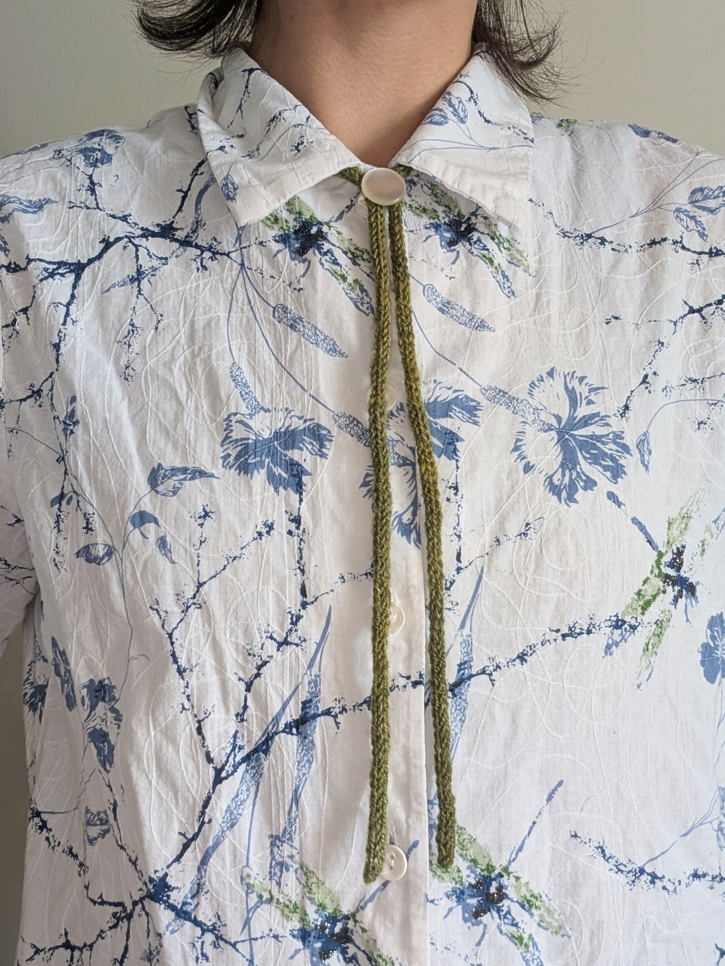 Handspun Yarn Bolo Tie