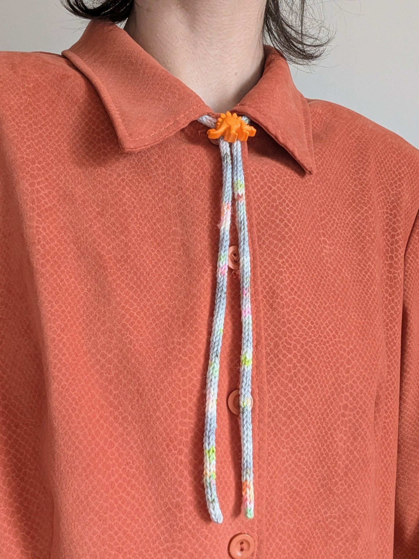 Reclaimed Yarn Bolo Tie