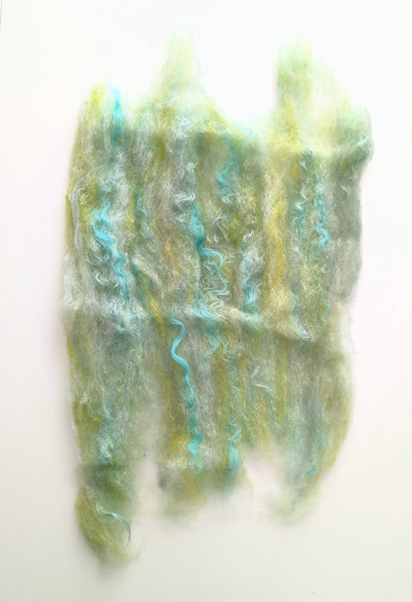 Prehnite Carded Fiber Batt