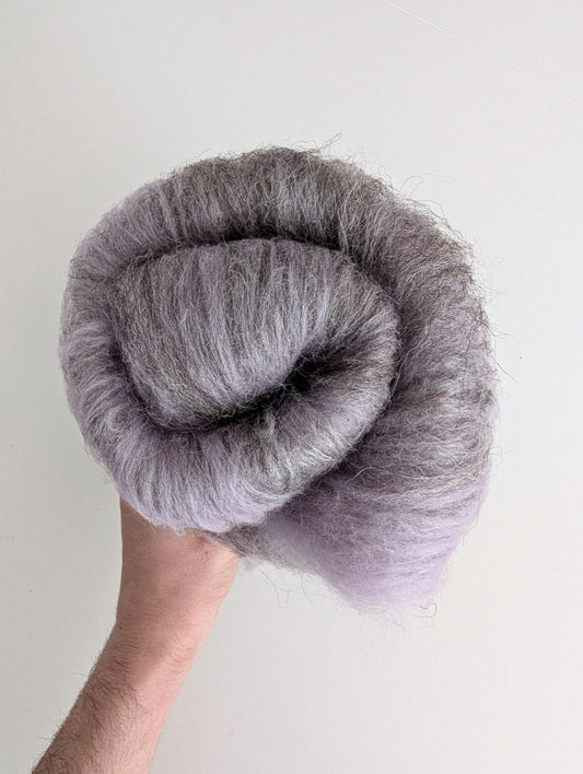 Storm Cloud Carded Fiber Batt