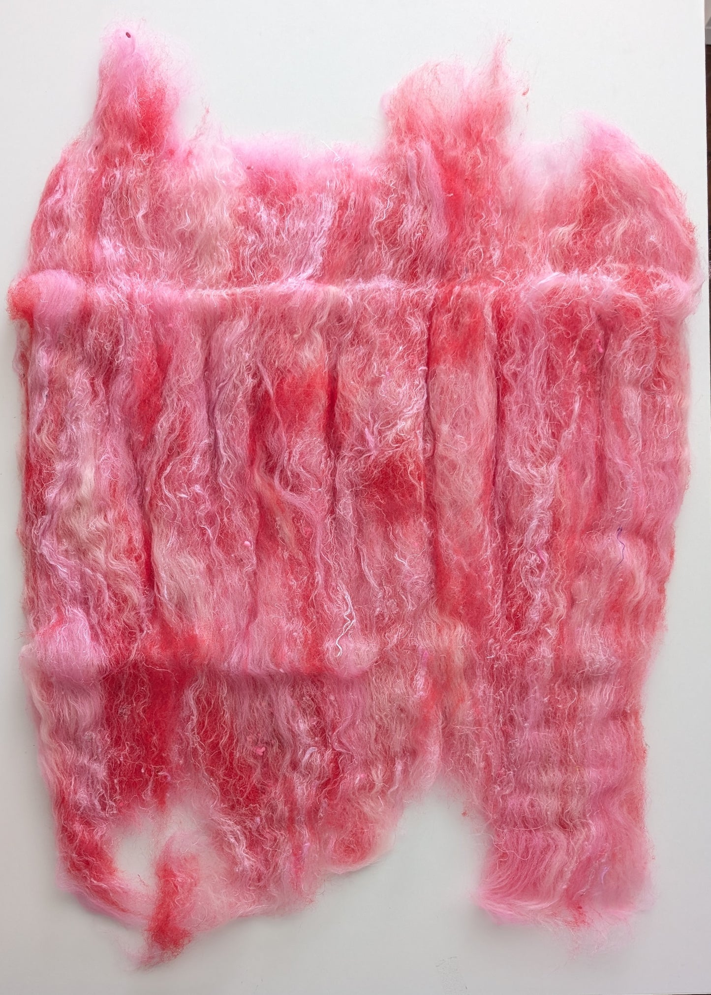 Valentine's Carded Fiber Batt