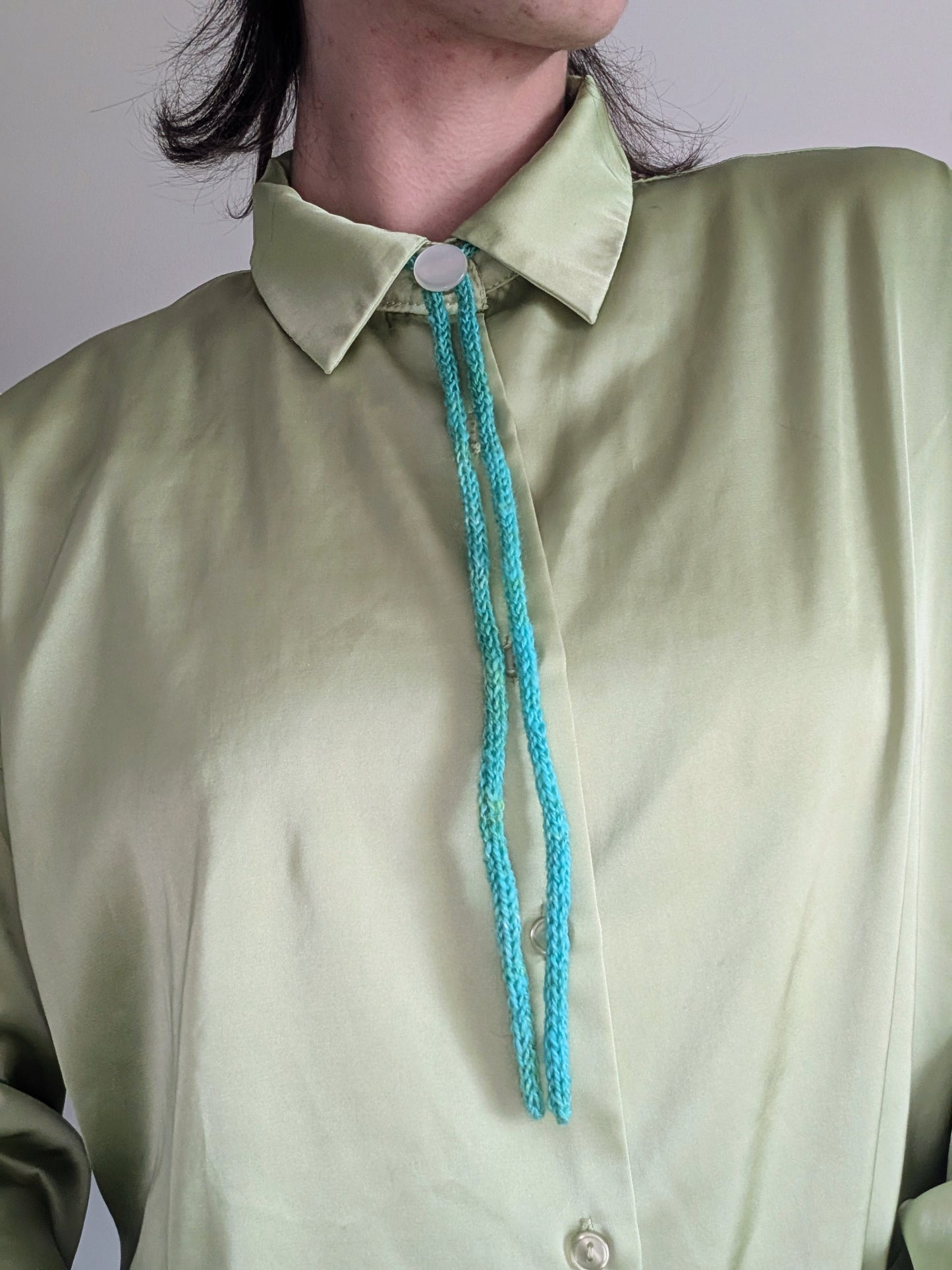 Handspun Yarn Bolo Tie