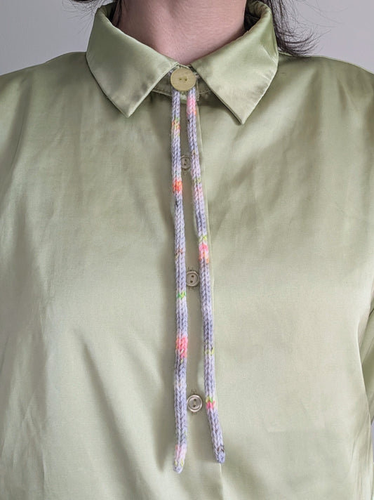 Reclaimed Yarn Bolo Tie
