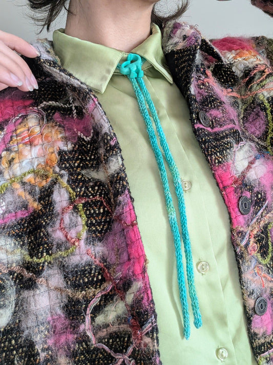 Handspun Yarn Bolo Tie