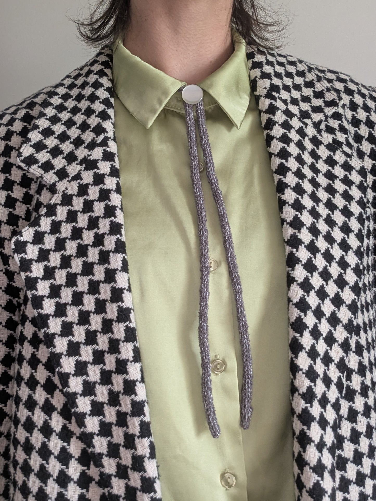 Reclaimed Yarn Bolo Tie