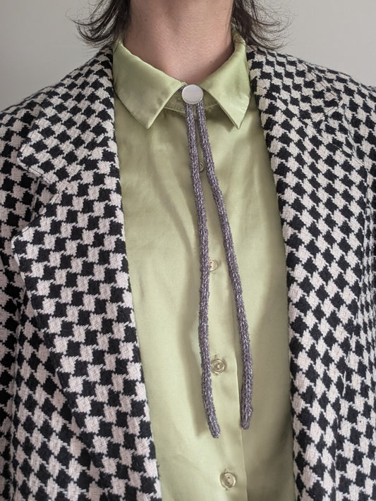 Reclaimed Yarn Bolo Tie